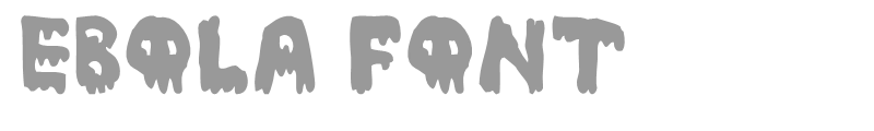 Ebola Font